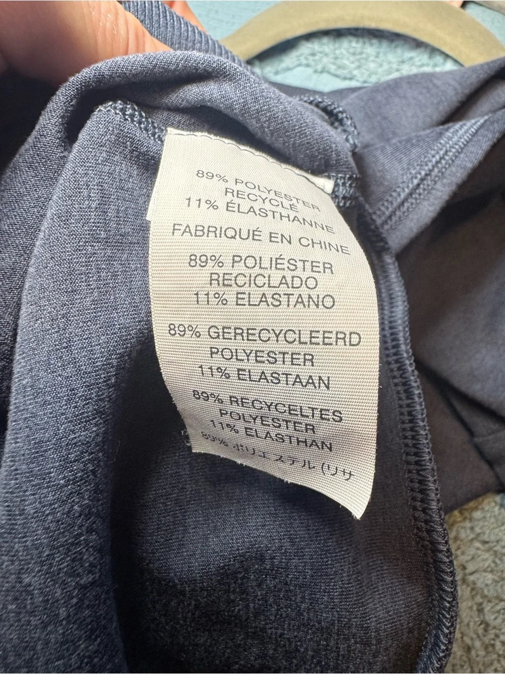 Vuori Ponto Performance Crew in Azure Heather